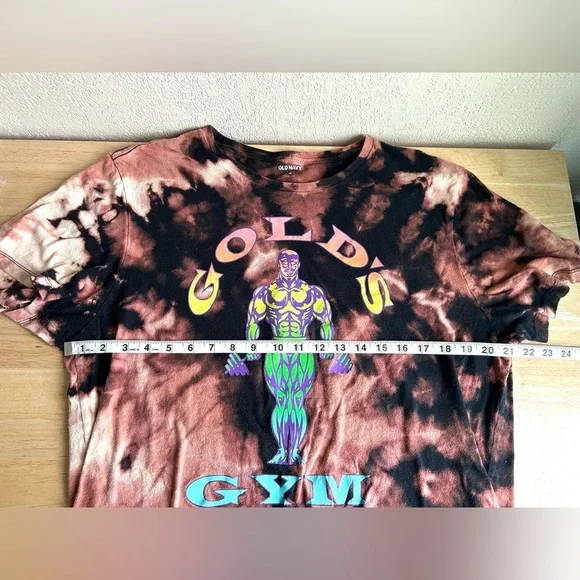 ✨SOLD✨ BLEACH Dyed/Golds Gym Tee - Picture 8 of 10